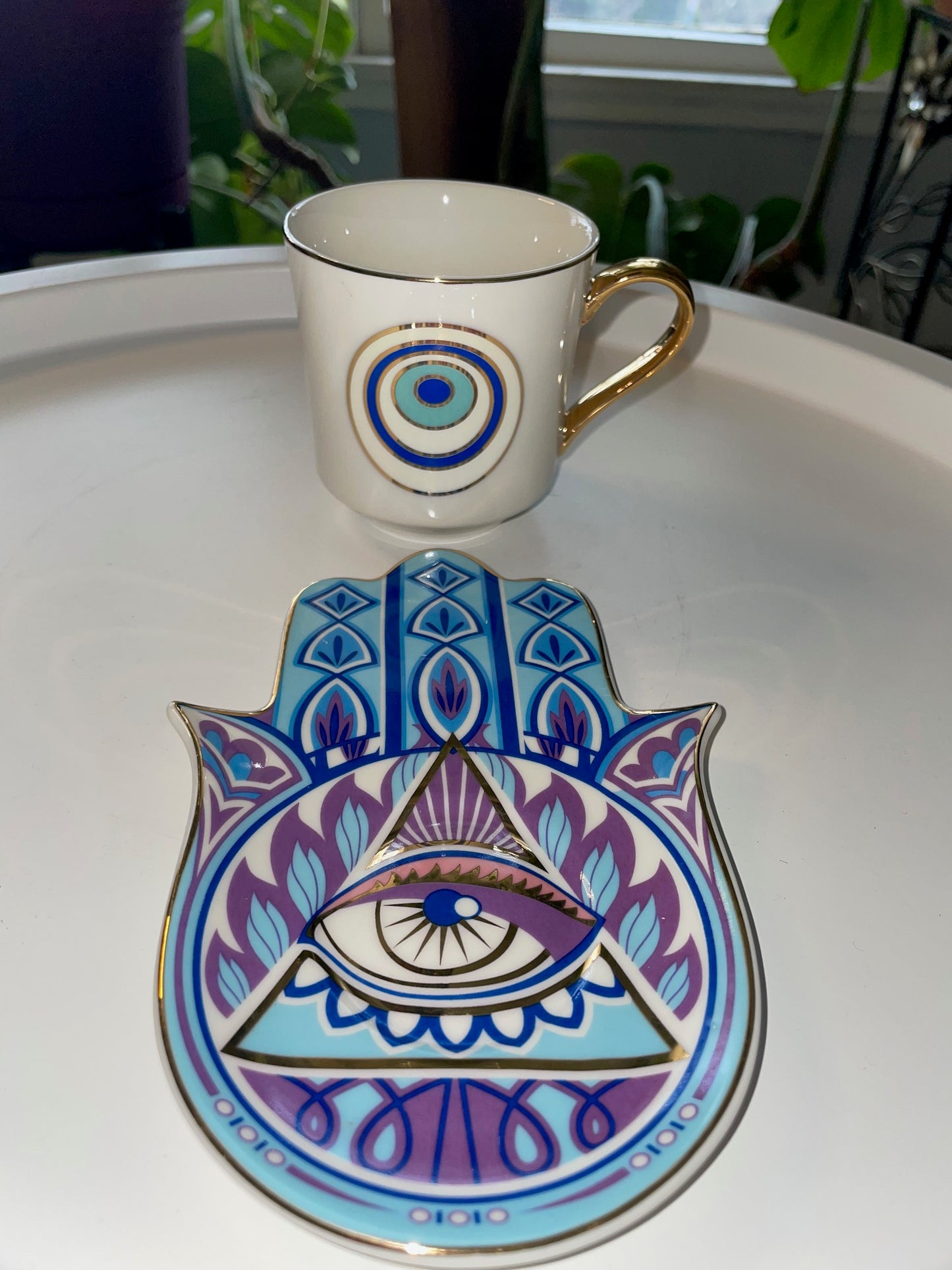 Eye- Tea cup and saucer set