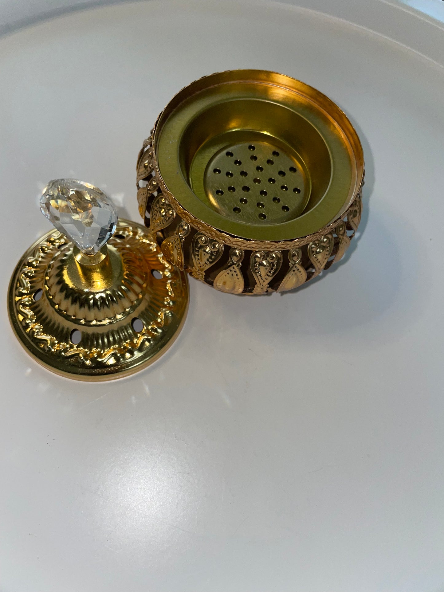 Gold Incense Burner