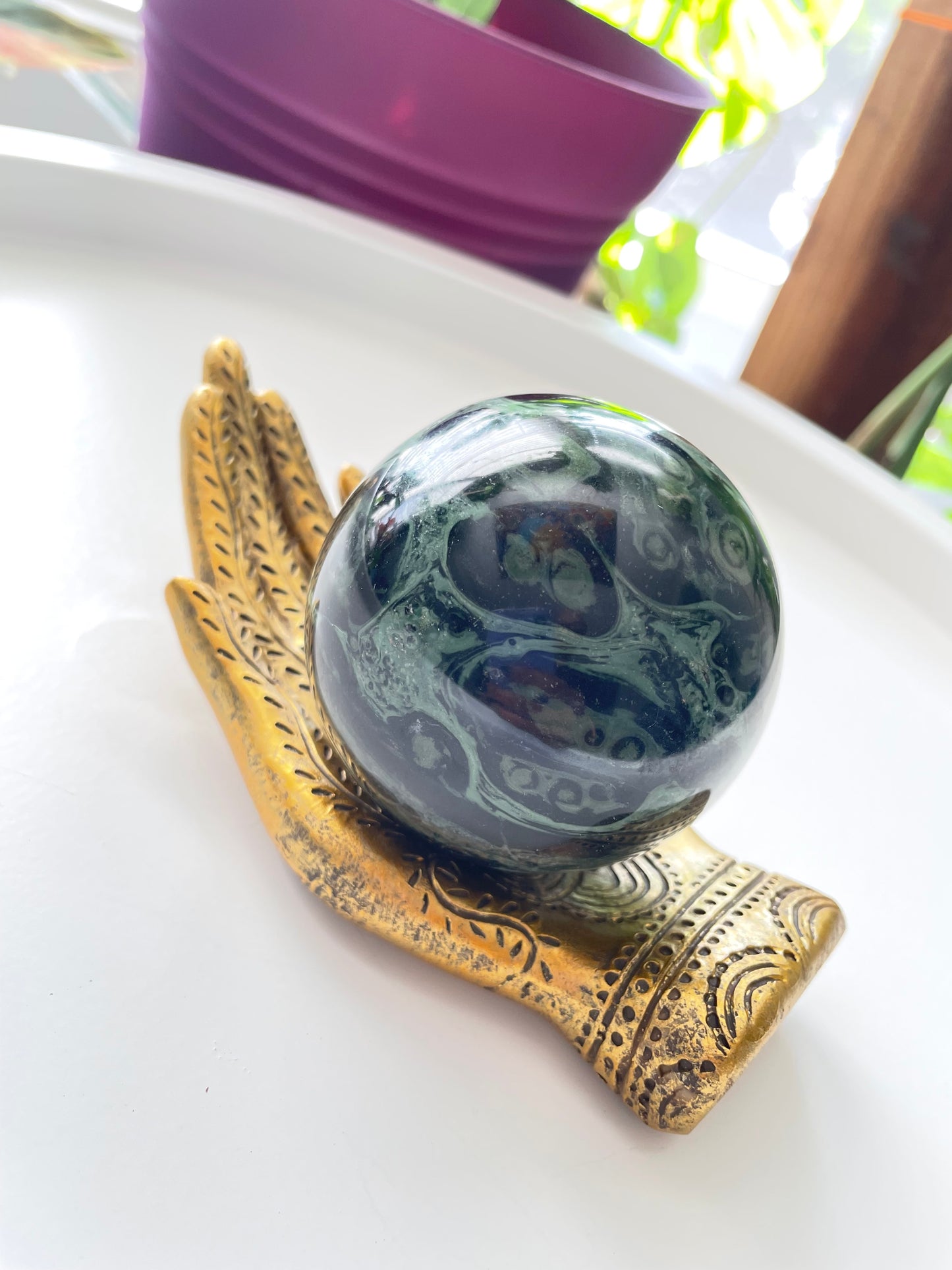 Kambaba Jasper Sphere