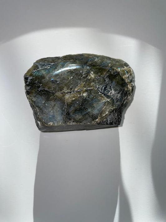 Labradorite Half Polished