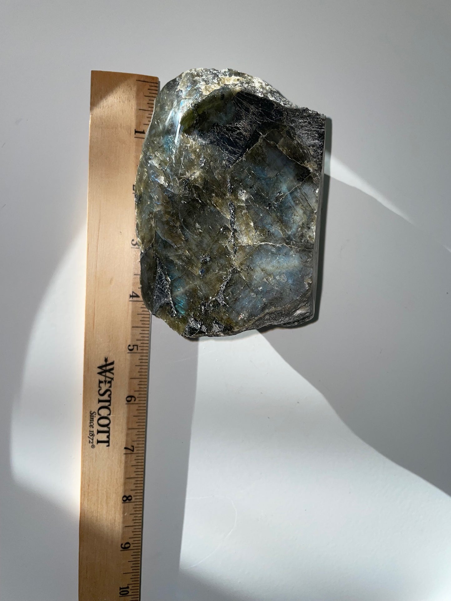 Labradorite Half Polished