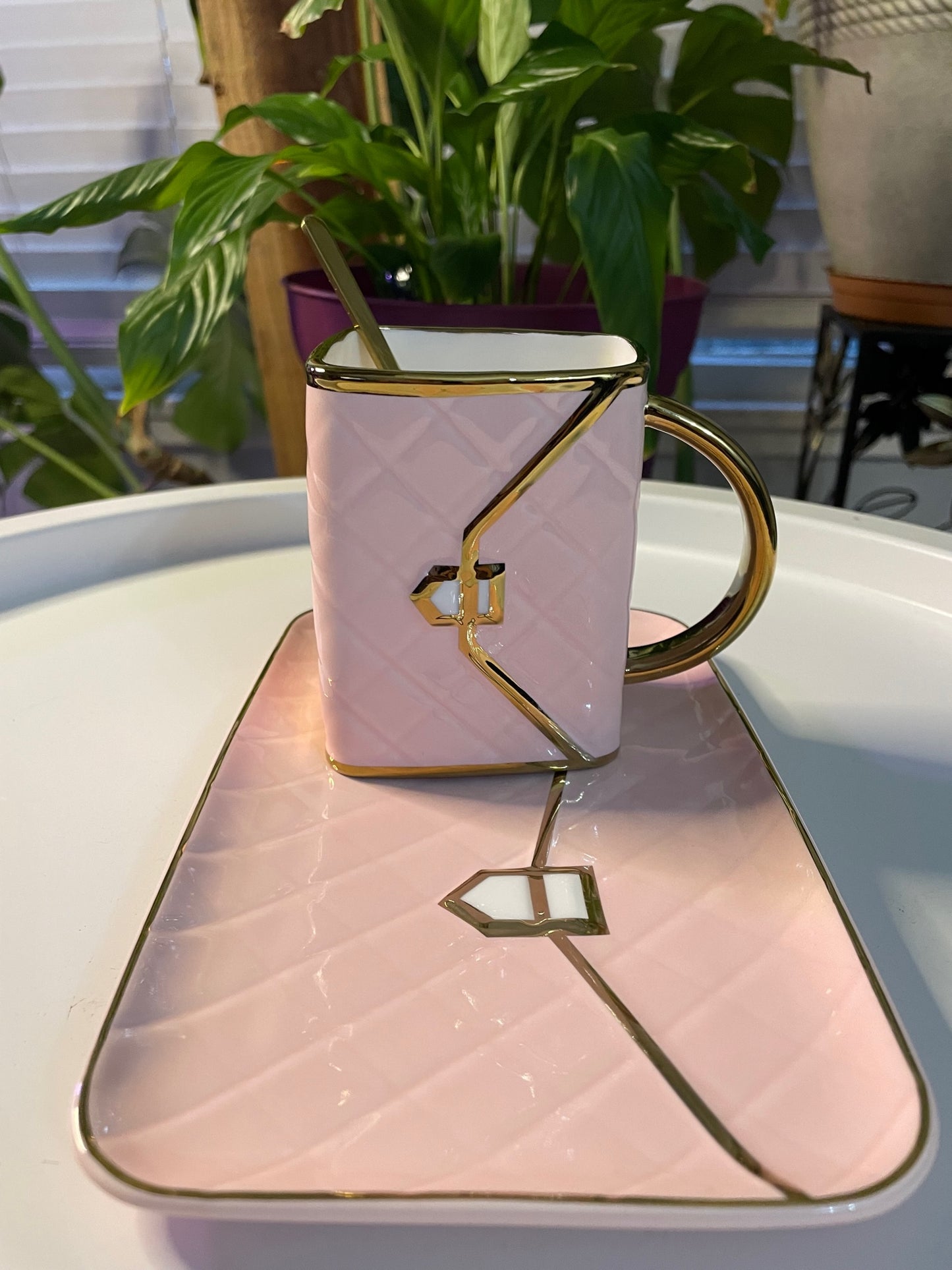 Pink Handbag Tea Cup