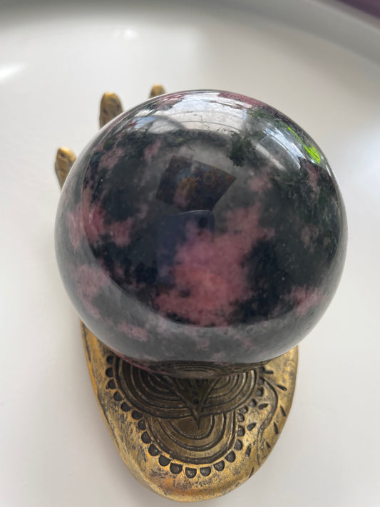 Rhodonite Sphere