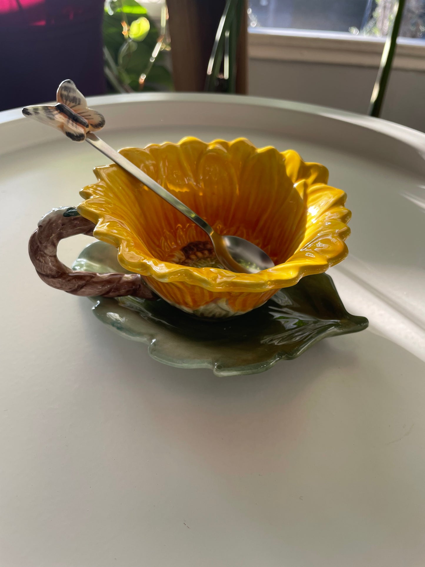 Sunflower Tea Cup