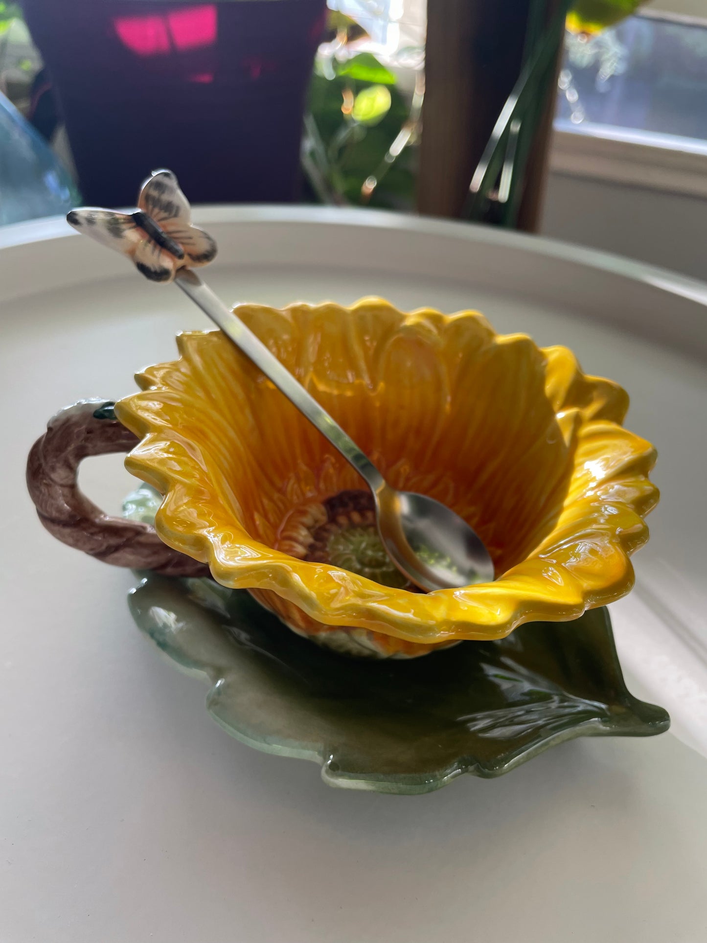 Sunflower Tea Cup